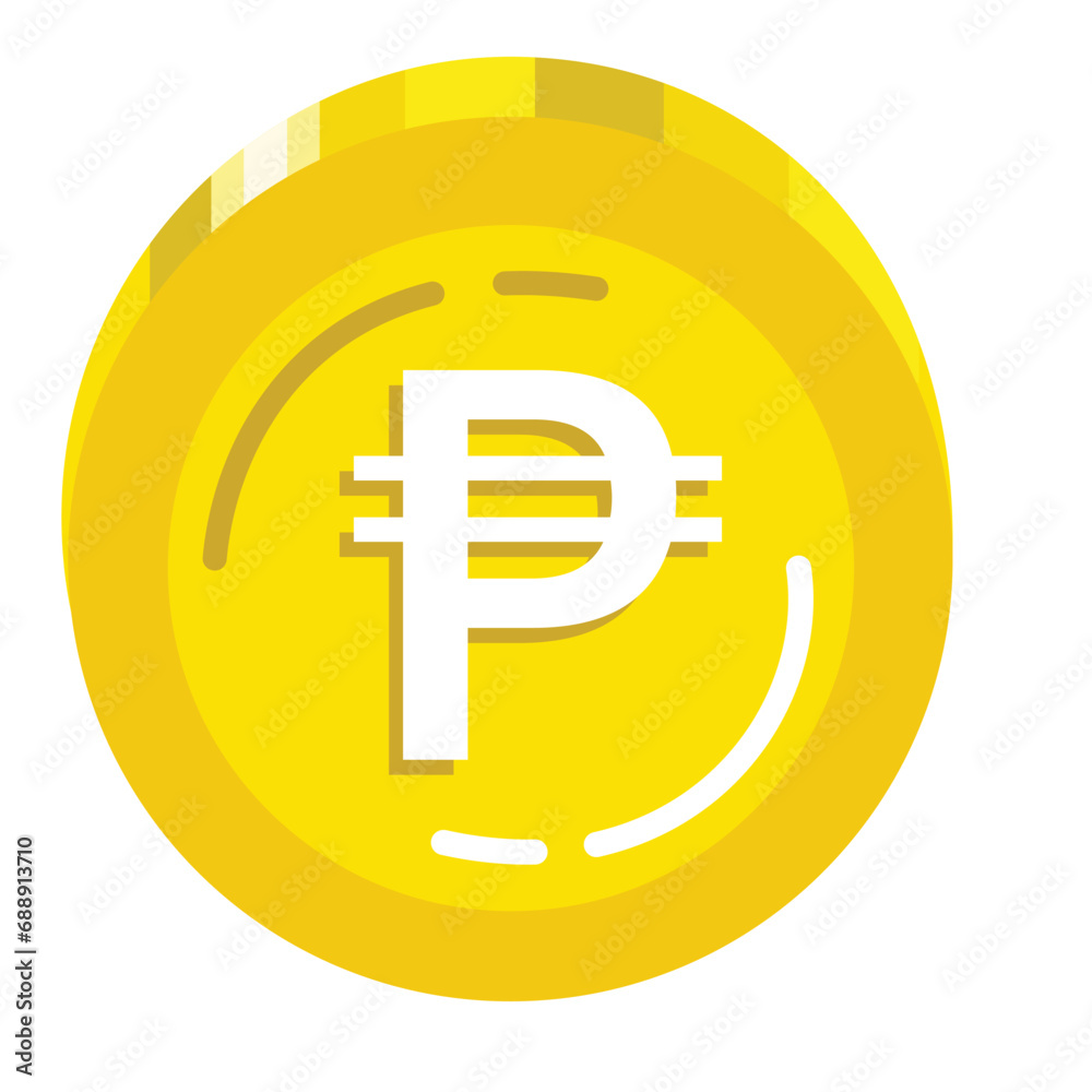 Gold Coin Peso Currency Design, Money and Finance Illustration Gold Coin Peso Currency Design, Money and Finance Illustration