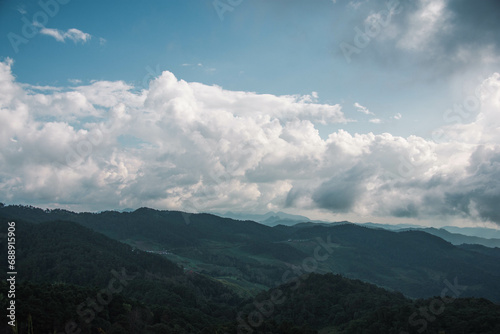 clouds over the mountains - Mae Hong Son, Thailand
