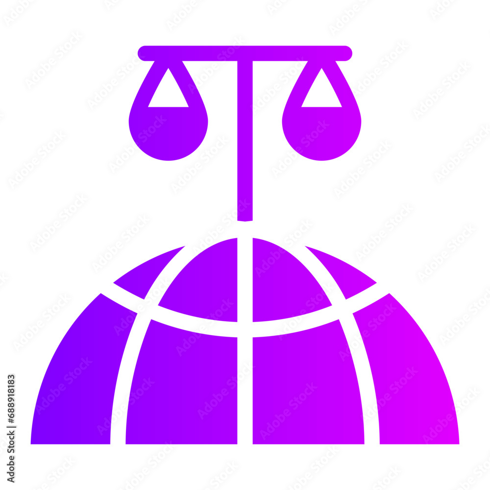 global laws gradient icon global laws gradient icon