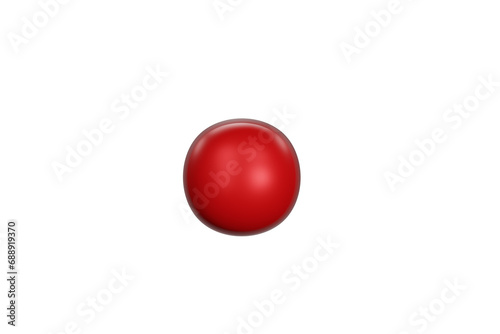 Glass ball set isolated on transparent background