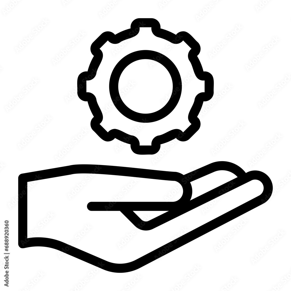 responsibility line icon responsibility line icon