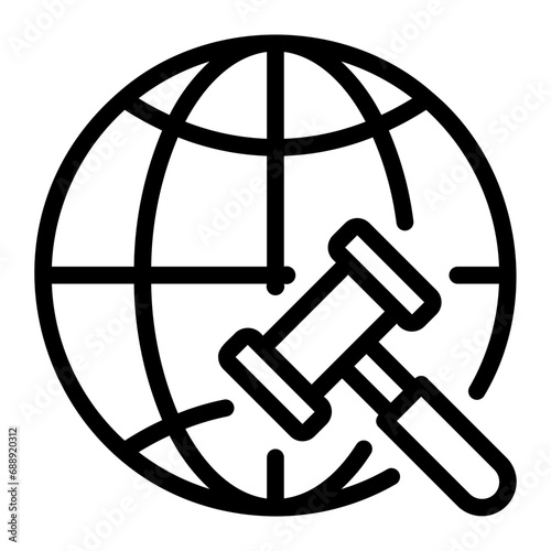 global line icon
