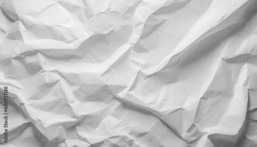 White crumpled paper texture background. White crumpled paper texture background.