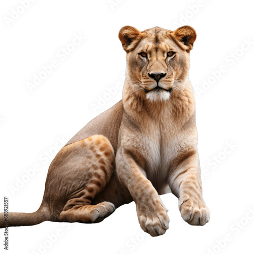 lion and lioness PNG
