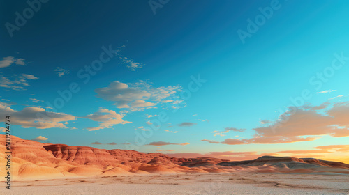 sky over the desert. Generative Ai © Shades3d