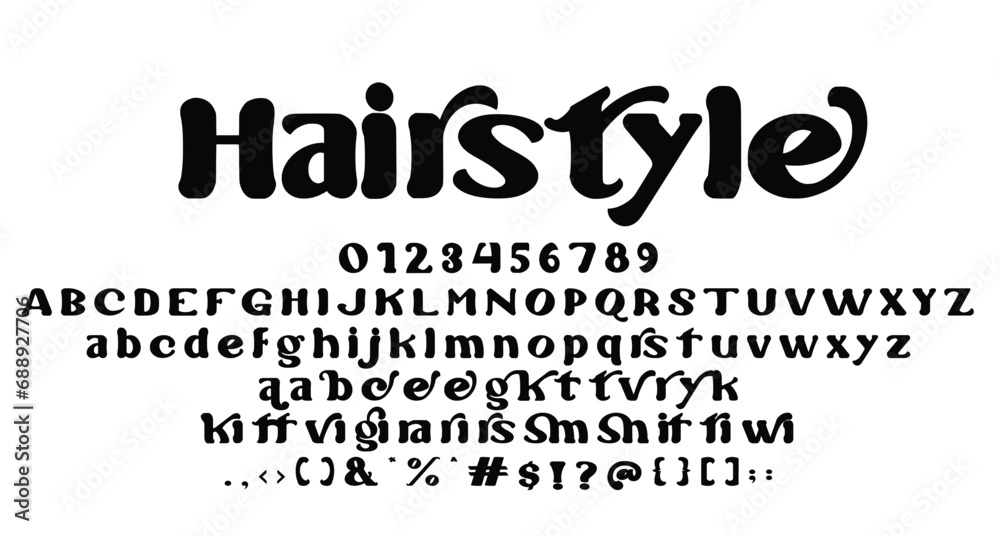 Obraz premium retro serif unique font Best Alphabet Alphabet Brush Script Logotype Font lettering handwritten