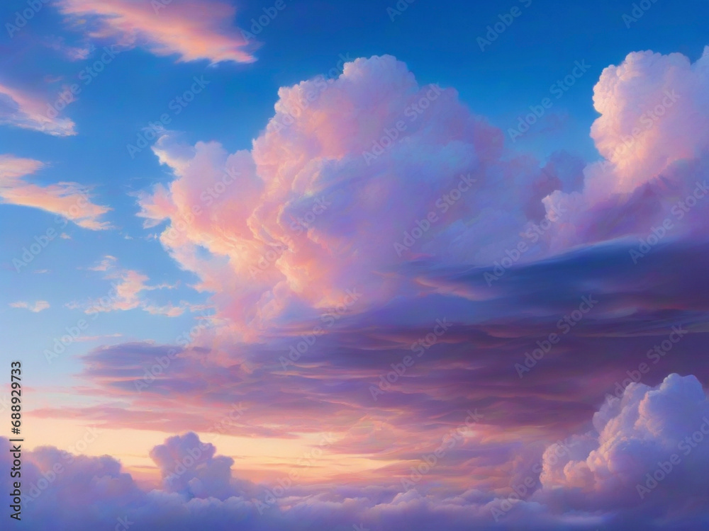 Obraz premium sky and clouds Generative AI