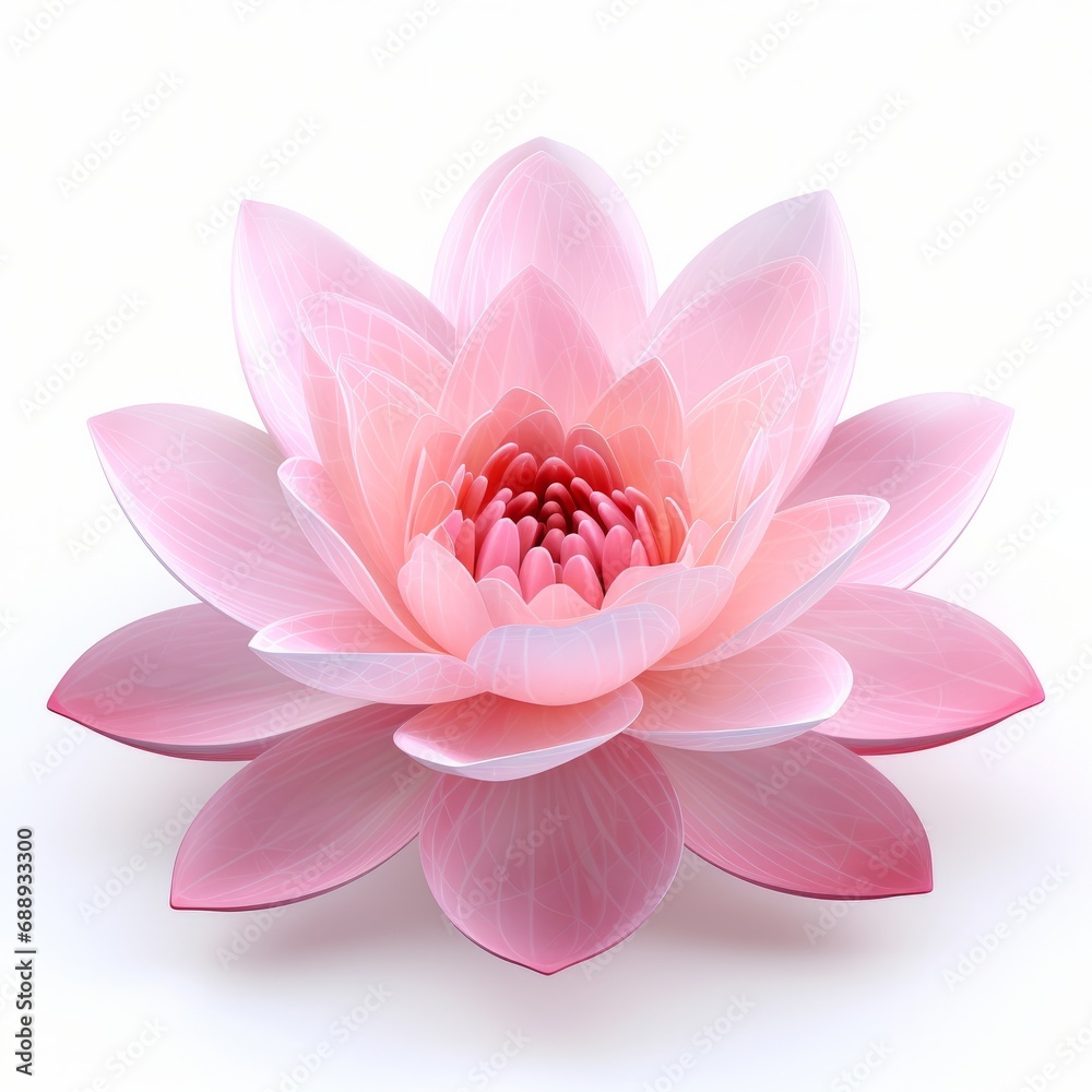 Pink Lotus flower 3D Pink Lotus flower 3D