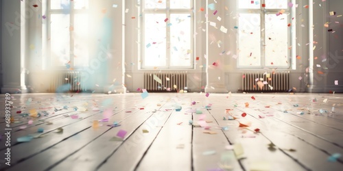 After the joyous birthday bash or a splendid wedding celebration, the floor becomes a canvas adorned with the remnants of revelry confetti.
