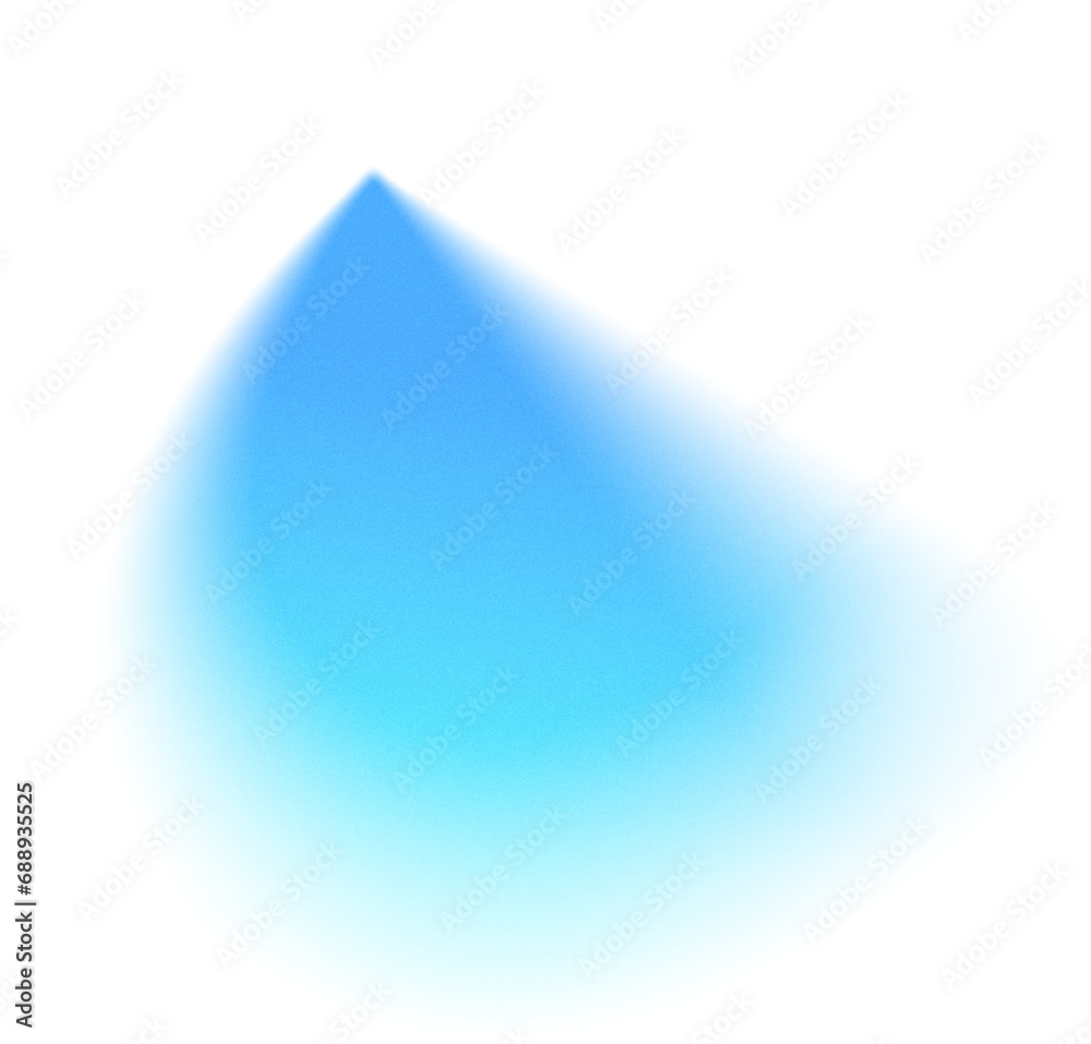 Fototapeta premium Blue Blur Gradient Blob Graphic Element 