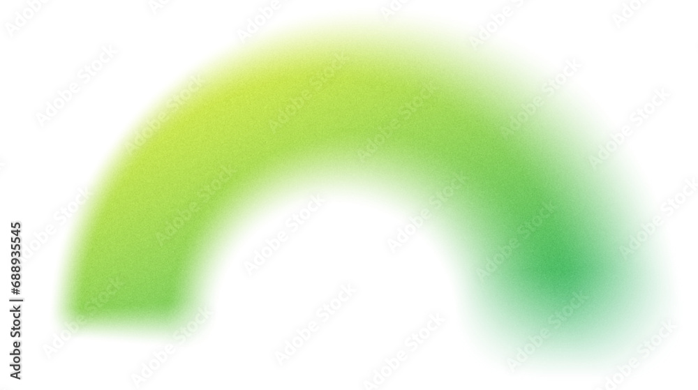 Green Blur Gradient Blob Graphic Element