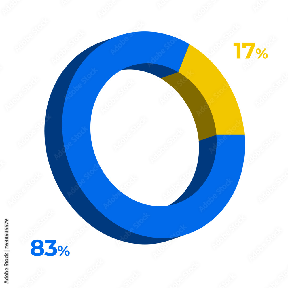 17 83 3d donut pie chart illustration eps vector 17 83 3d donut pie chart illustration eps vector
