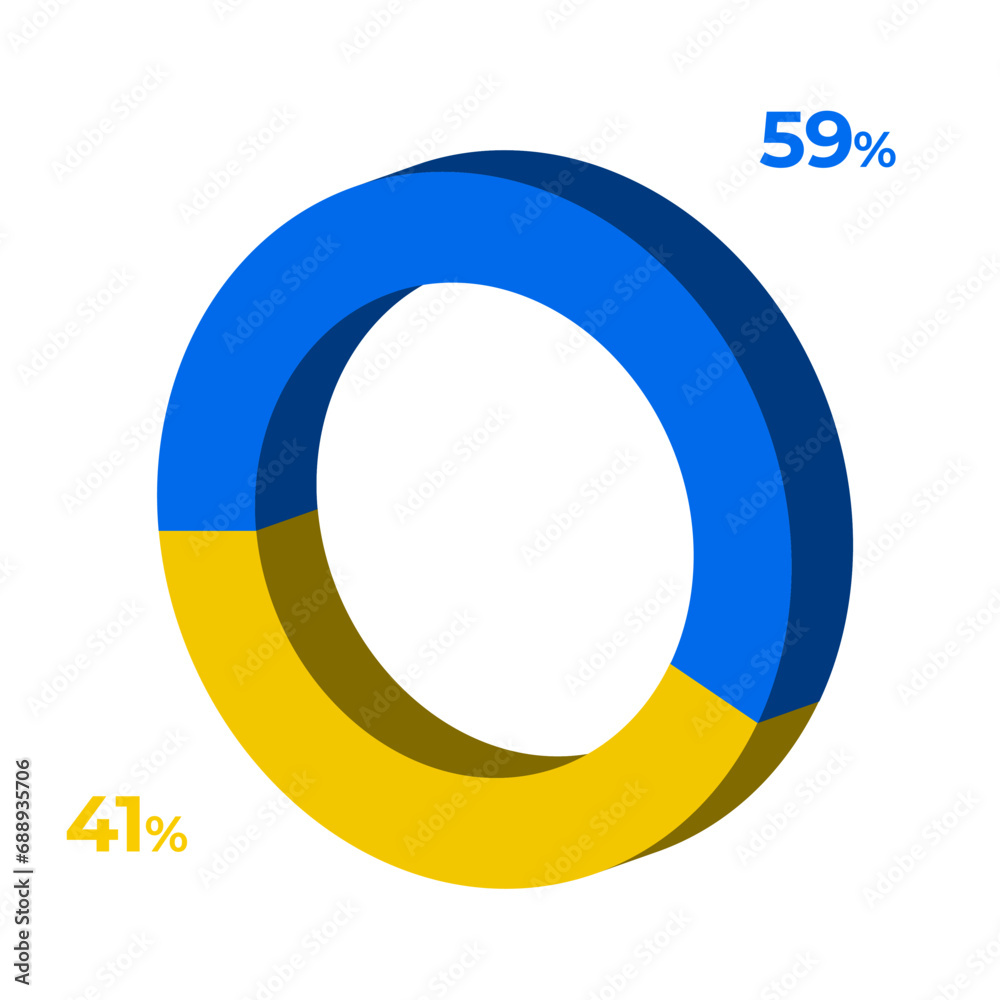 59 41 3d donut pie chart illustration eps vector 59 41 3d donut pie chart illustration eps vector