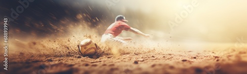 Baseball sport background