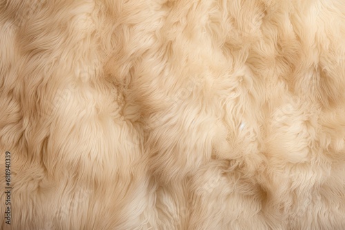 Close up of fur coat