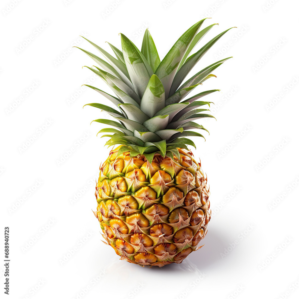 pineapple fruit isolated on white background pineapple fruit isolated on white background