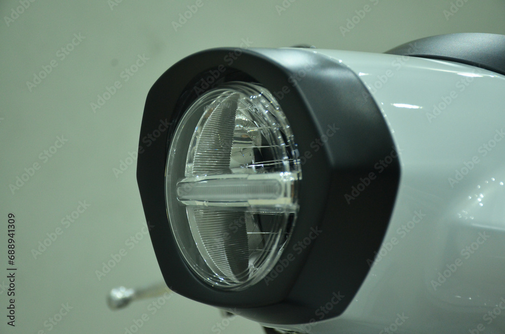 headlight of a car headlight of a car