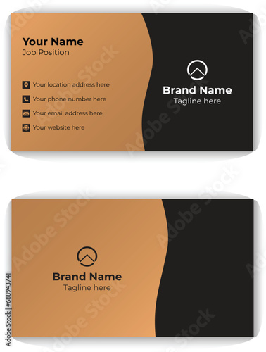 Modern Creative Clean Awesome Elegant Business Card Design
