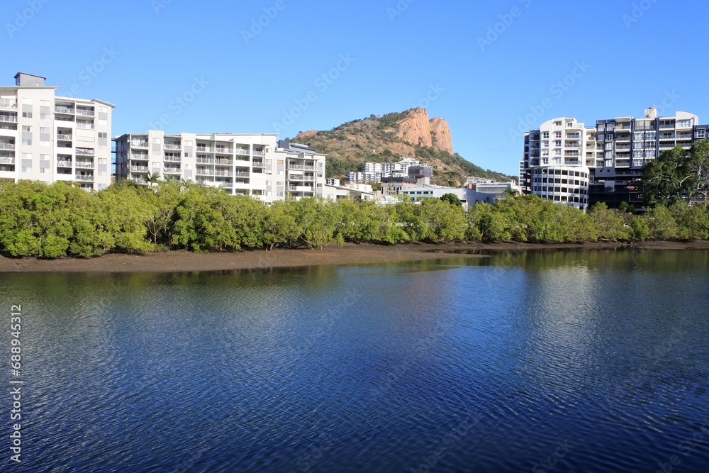 Townsville city skyline Queensland Australia