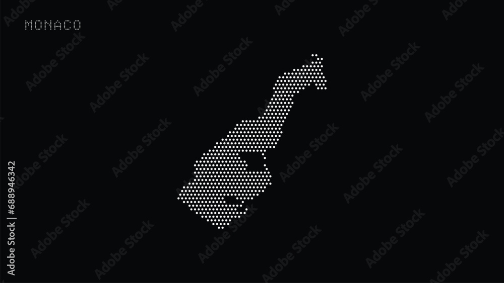 Monaco Vector Dot Map