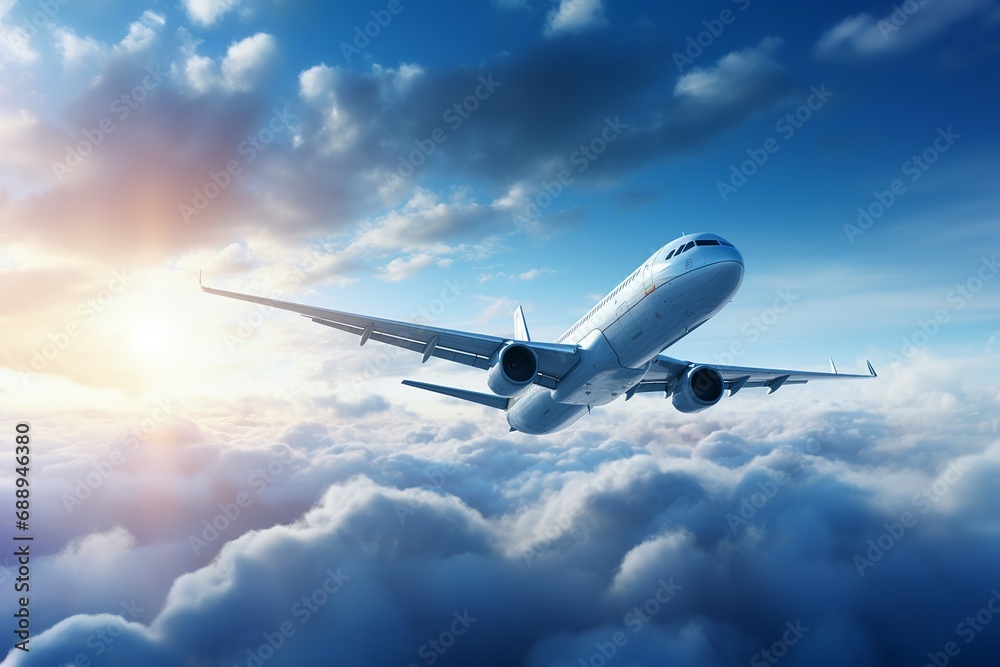 airplane in the clouds airplane in the clouds