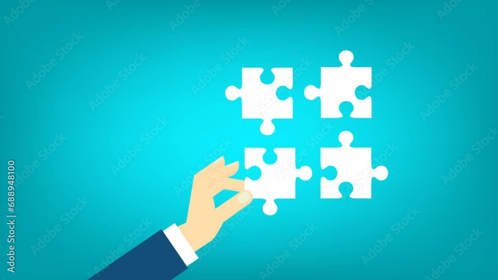 Teamwork. Putting a puzzle together Teamwork. Putting a puzzle together