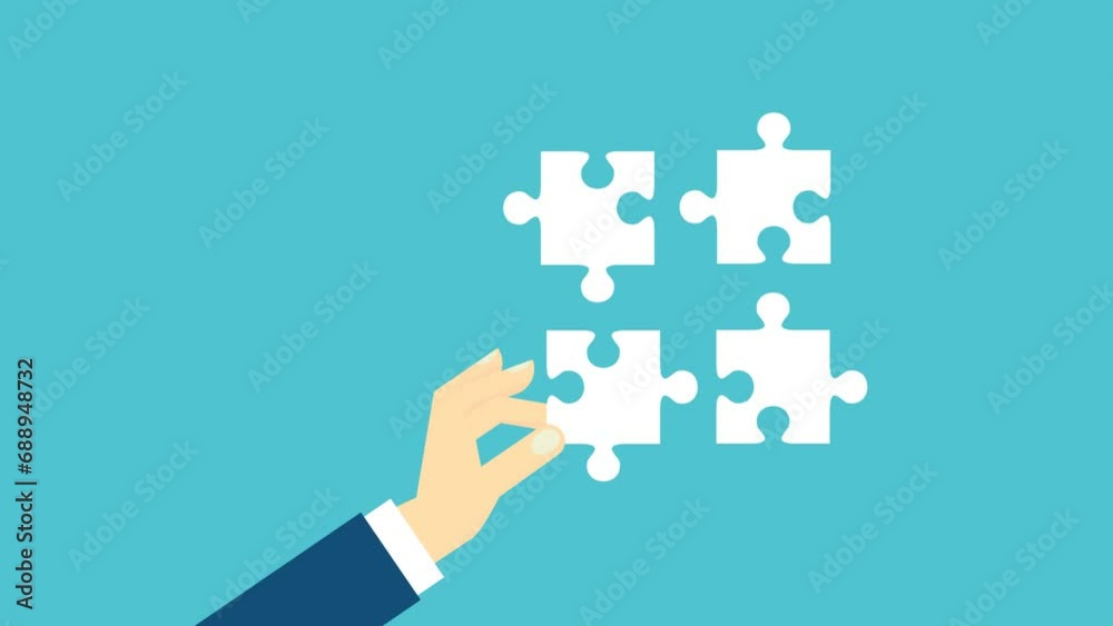 Teamwork. Putting a puzzle together Teamwork. Putting a puzzle together