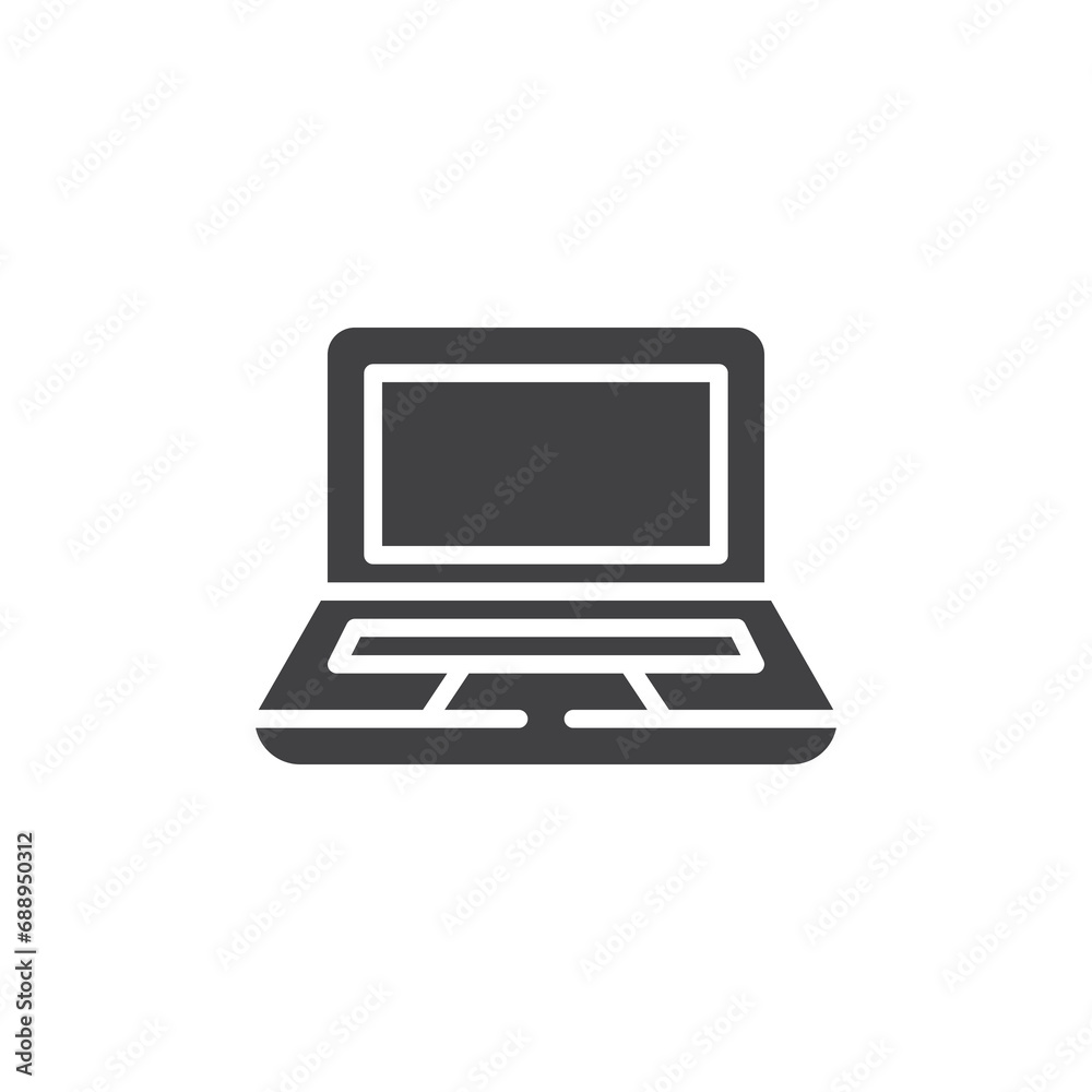 Laptop or Notebook vector icon Laptop or Notebook vector icon