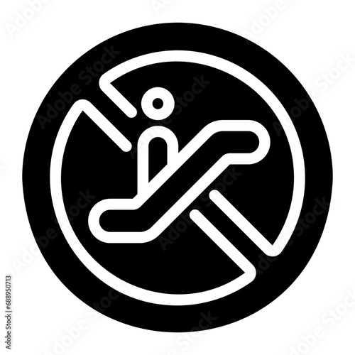 escalator Solid icon