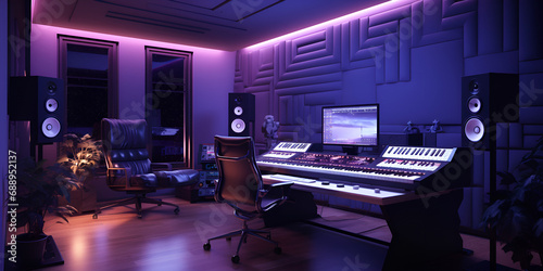 Virtual Tour: 3D Rendering Inside a State-of-the-Art Sound Studio
