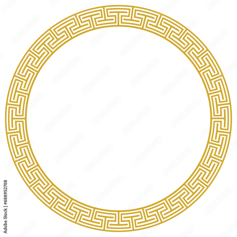 Chinese round border frame vector Chinese round border frame vector