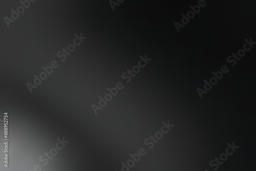 Abstract black gradient background with copy space. Vector illustration
