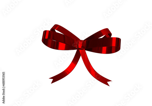 red ribbon bow
