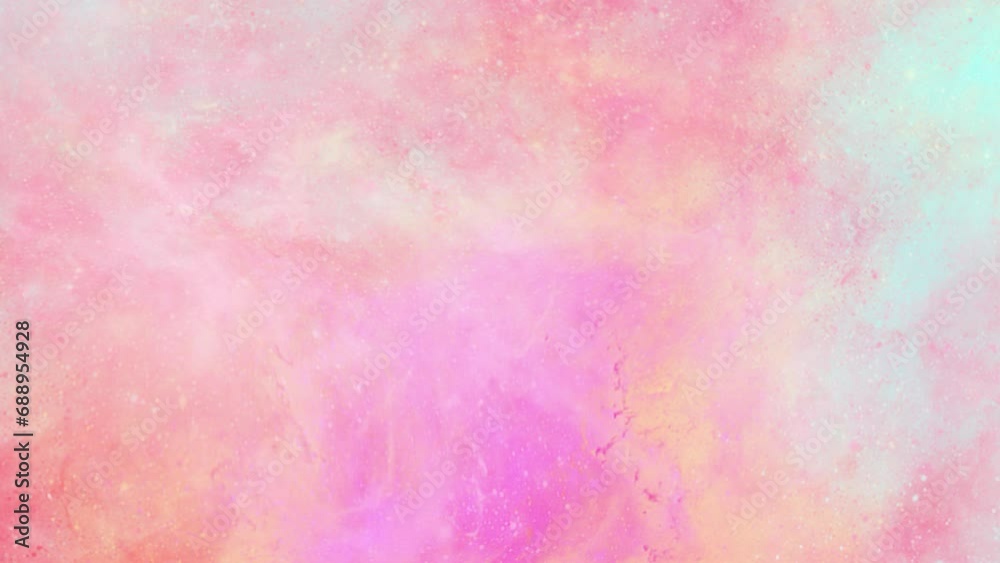 Abstract animation with a pink, yellow and blue background. Abstract animation with a pink, yellow and blue background.
