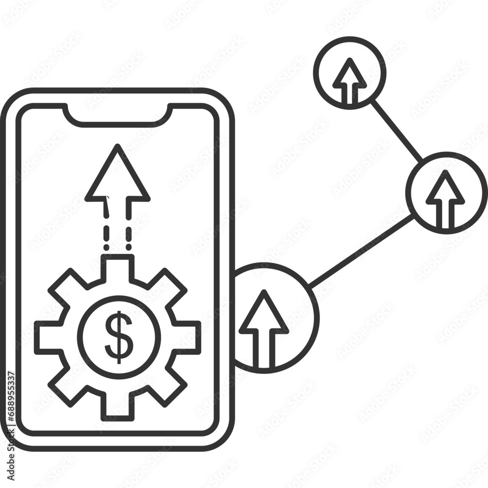 Project Line Icon Project Line Icon