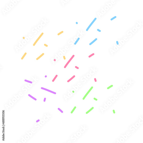 Vector Colorful Sprinkles