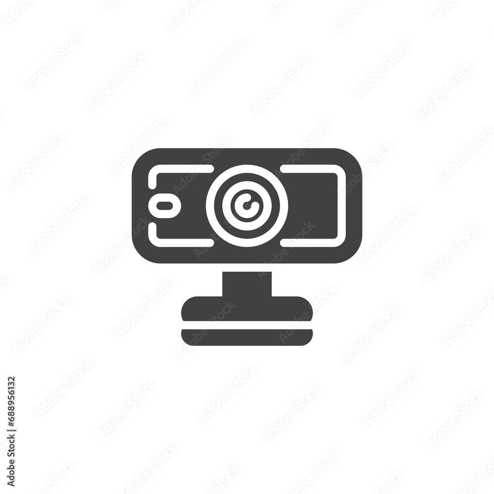 Webcam vector icon Webcam vector icon