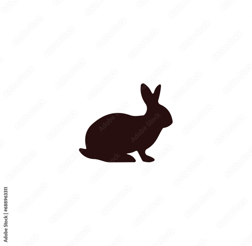 animal icon vector on white background	
