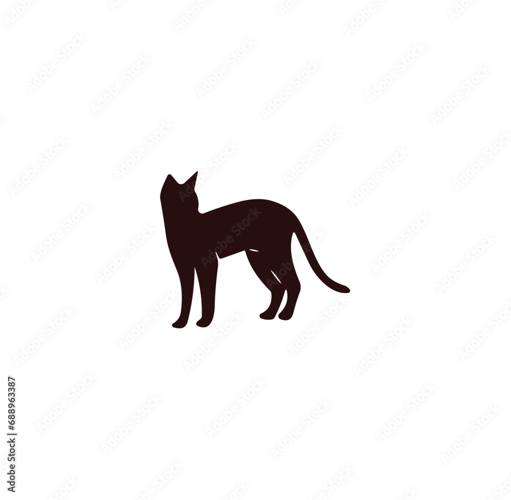 animal icon vector on white background	
