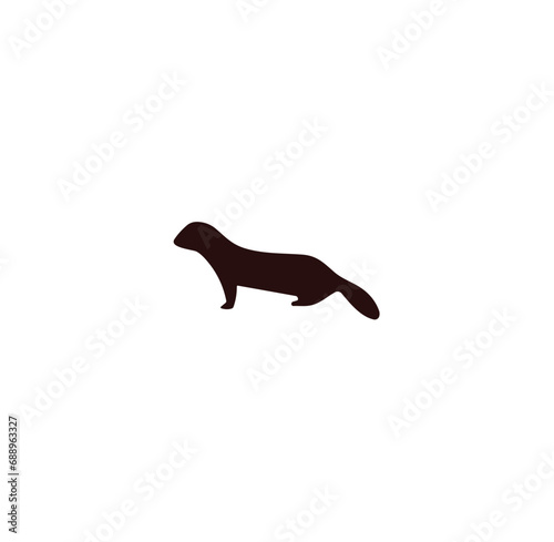 animal icon vector on white background  