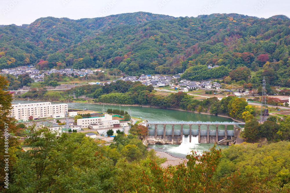 Komoro townscape in Nagano prefecture, Chubu, Japan. Komoro townscape in Nagano prefecture, Chubu, Japan.