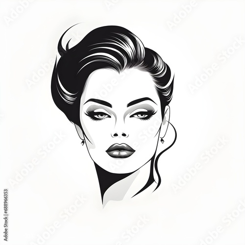 GracefulContours Beauty Face Logo