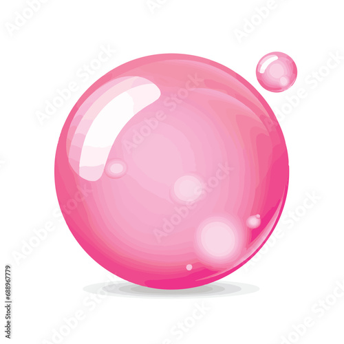 sweet, bubble, gum, chewing, pink, candy, bubblegum, background, isolated, vector, white, design, shape, fun, illustration, object, cartoon, cute, sugar, gummy, ball, chewy, set, food, flavor, blowing