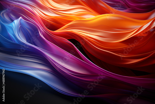 Colorful surreal imagination abstract background