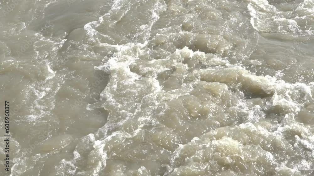 During the monsoons, the river flow is very high During the monsoons, the river flow is very high