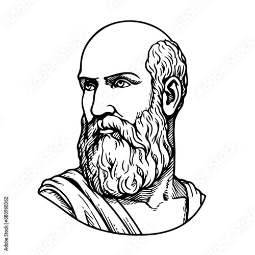 Hippocrates illustration photo