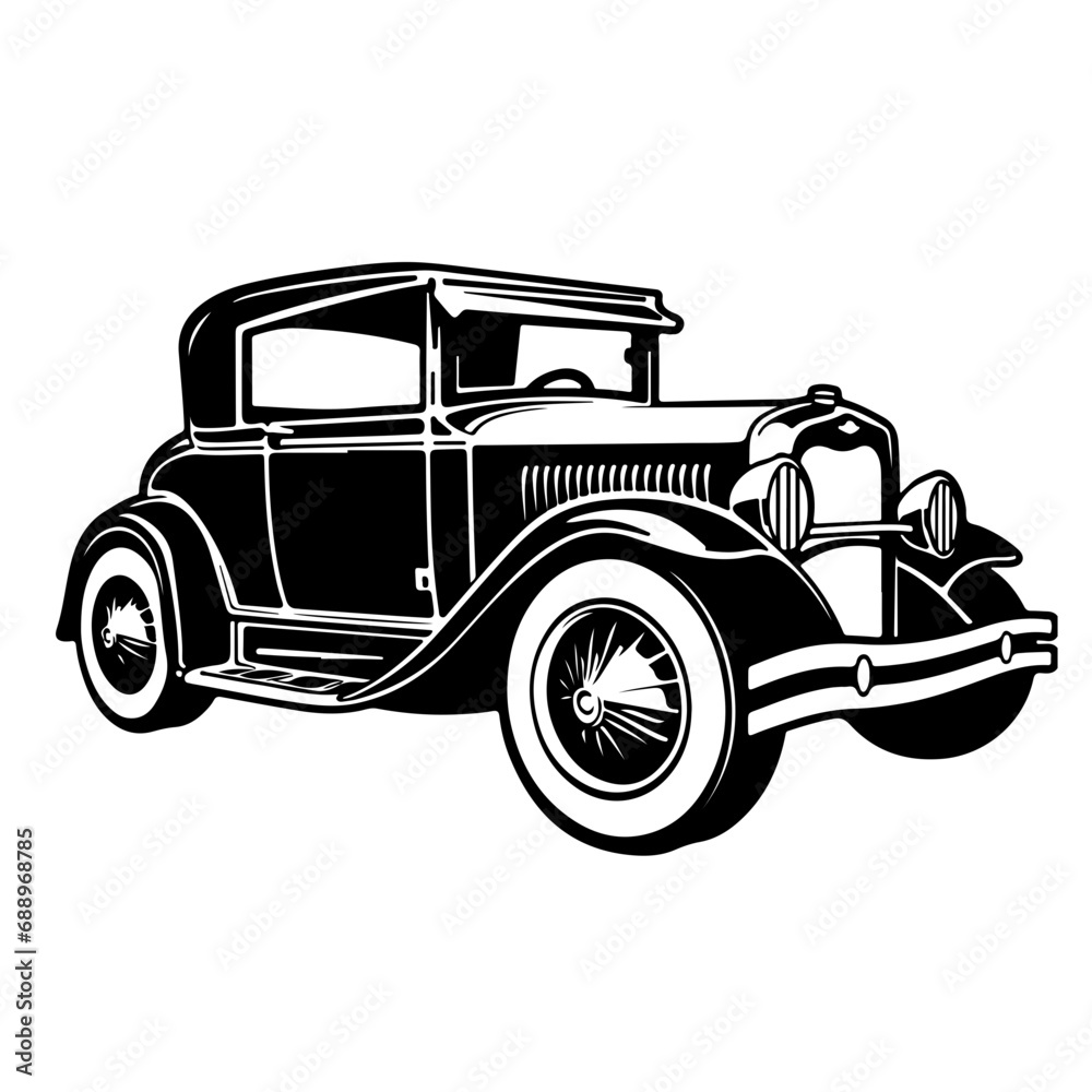 Classic car logo