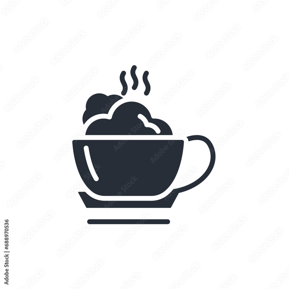 coffee icon. vector.Editable stroke.linear style sign for use web design,logo.Symbol illustration. coffee icon. vector.Editable stroke.linear style sign for use web design,logo.Symbol illustration.