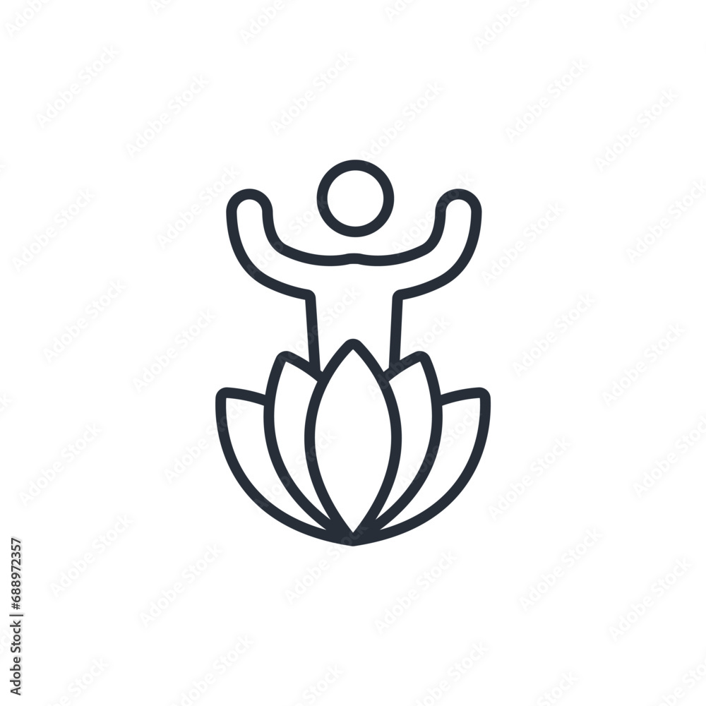 relaxation icon. vector.Editable stroke.linear style sign for use web design,logo.Symbol illustration. relaxation icon. vector.Editable stroke.linear style sign for use web design,logo.Symbol illustration.