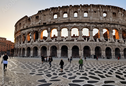 colosseum at night